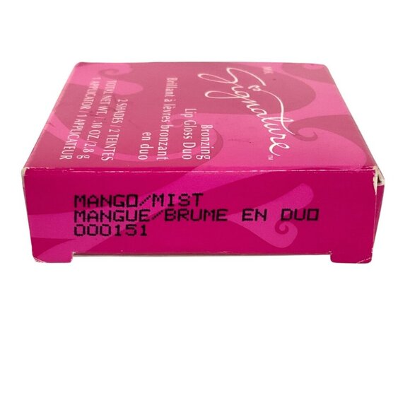 Mary Kay MK Signature Bronzing Lip Gloss Duo 2 Shades .1 oz MANGO/MIST 151 - Picture 2 of 4